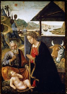 The Nativity of Christ late 15th or early 16th century. Artist: Bastiano Mainardi