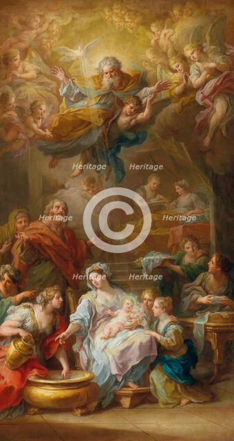 The Nativity of the Virgin, 1756. Creator: Conca, Sebastiano (1680-1764).