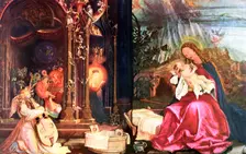 The Nativity of the Antonins of Isenheim c1490-1528. Artist: Matthias Gruenewald