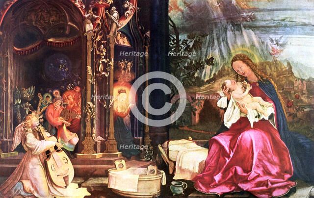 'The Nativity of the Antonins of Isenheim', c1490-1528. Artist: Matthias Gruenewald