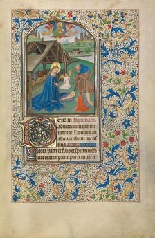The Nativity; Arenberg Hours, early 1460s. Creator: Willem Vrelant