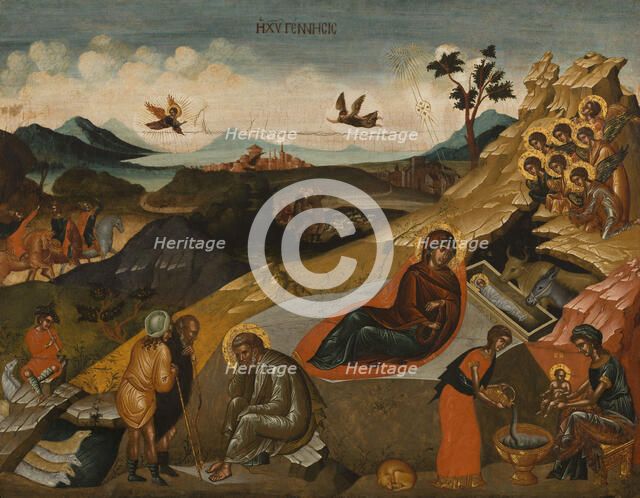 The Nativity, between 1480 and 1500. Creator: Creto-Venetian School.