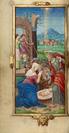 The Nativity; Book of Hours, 1544. Creator: Unknown