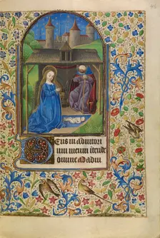 The Nativity; Book of Hours, about 1466-1470. Creator: Master of Jacques of Luxembourg
