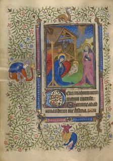 The Nativity; Book of Hours, about 1410. Creator: Unknown