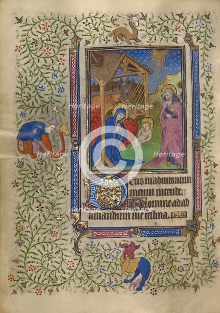 The Nativity; Book of Hours, about 1410. Creator: Unknown.