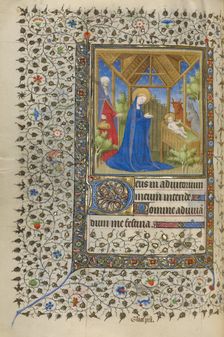 The Nativity; Book of Hours, about 1415-1420. Creators: Boucicaut Master, Workshop of the Boucicaut Master
