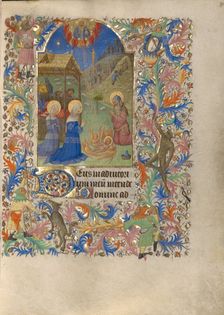 The Nativity; Book of Hours, about 1420. Creator: Spitz Master
