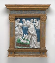 The Nativity, c. 1460. Creator: Luca della Robbia
