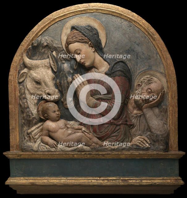 The Nativity, c. 1465. Creator: Circle of Donatello.