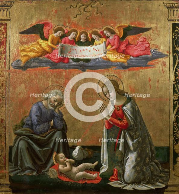 The Nativity, c. 1492. Creator: Ghirlandaio, Domenico (1449-1494).