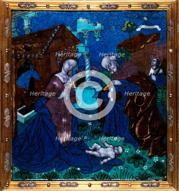 The Nativity, c.1500. Creator: Workshop of the Master of the Triptych of Louis XII.