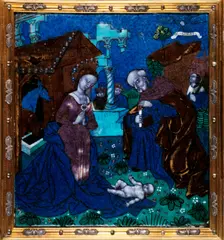 The Nativity, c.1500. Creator: Workshop of the Master of the Triptych of Louis XII