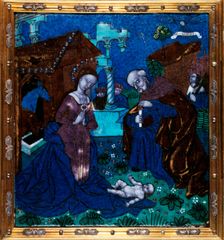 The Nativity, c.1500. Creator: Workshop of the Master of the Triptych of Louis XII