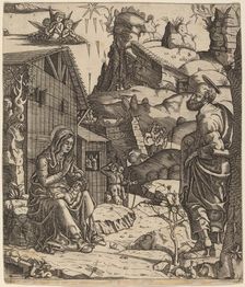 The Nativity, c. 1500/1510. Creator: Master I.I.CA