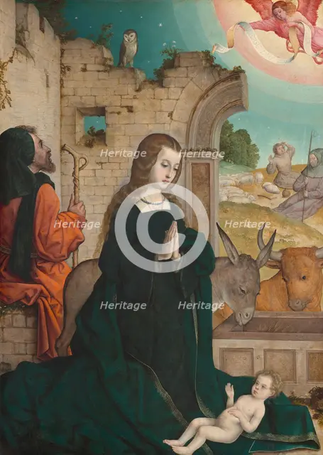 The Nativity, c. 1508/1519. Creator: Juan de Flandes, the Elder.
