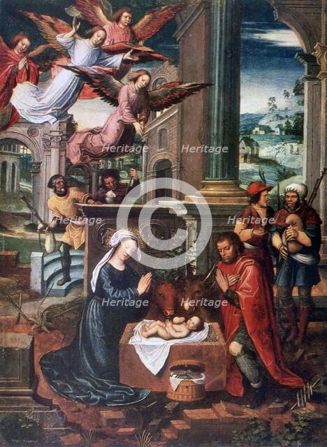 'The Nativity', c1500-1550. Creator: Ambrosius Benson.