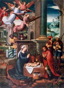 The Nativity c1500-1550. Creator: Ambrosius Benson