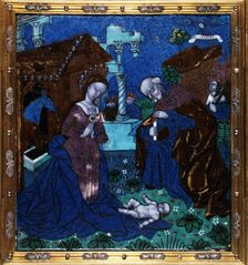 The Nativity, c.1500. Creator: Workshop of the Master of the Triptych of Louis XII
