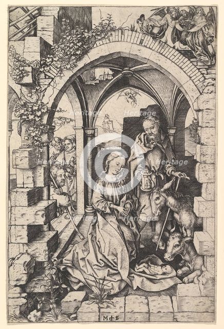The Nativity, ca. 1435-1491. Creator: Martin Schongauer.