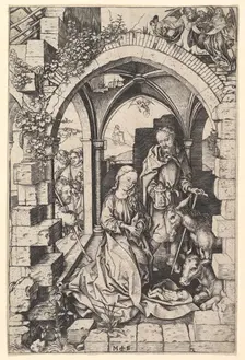 The Nativity, ca. 1435-1491. Creator: Martin Schongauer