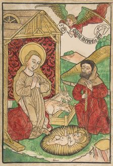 The Nativity, ca. 1470. Creator: Wolfgang