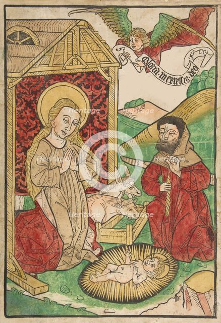 The Nativity, ca. 1470. Creator: Wolfgang.