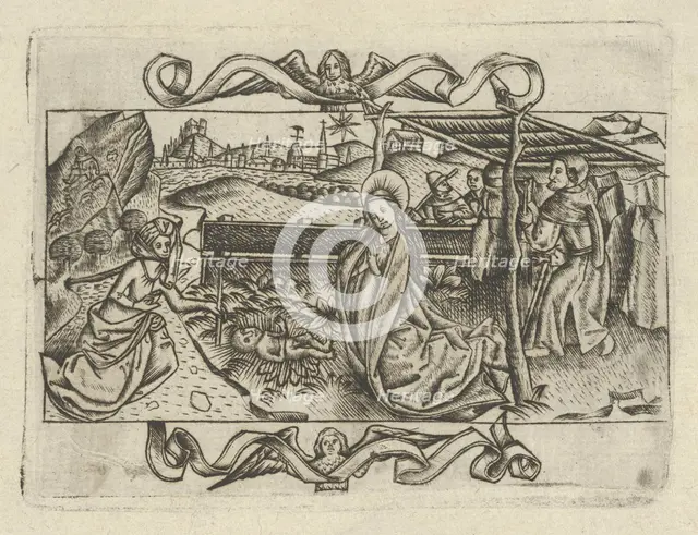 The Nativity. Creator: Israhel van Meckenem.