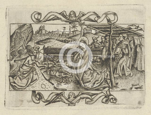 The Nativity. Creator: Israhel van Meckenem.