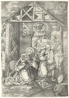 The nativity. Creator: Jacob Binck (German, 1500-1569)