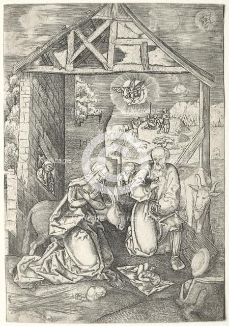The nativity. Creator: Jacob Binck (German, 1500-1569).