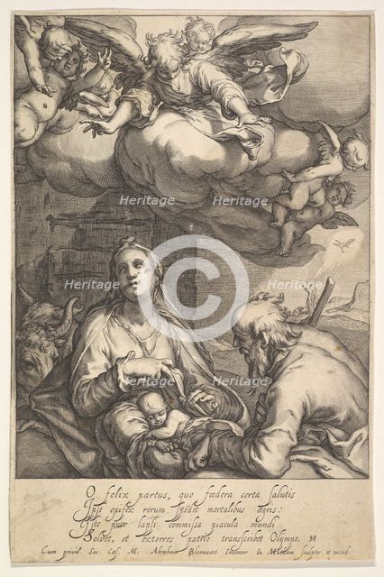 The Nativity. Creator: Jacob Matham.
