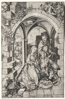 The Nativity. Creator: Martin Schongauer (German, c.1450-1491)