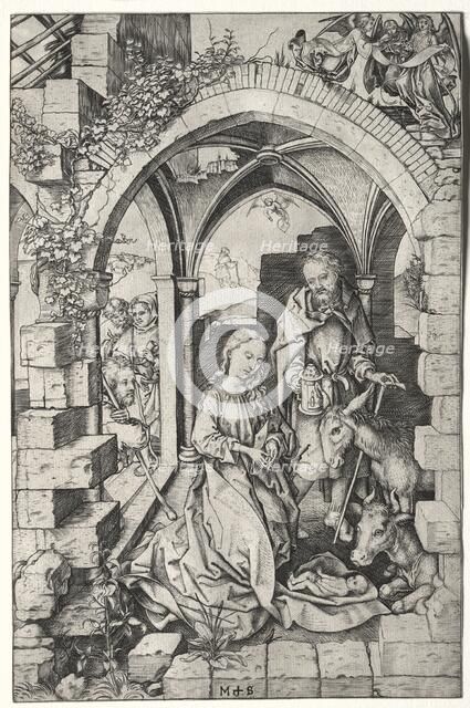 The Nativity. Creator: Martin Schongauer (German, c.1450-1491).