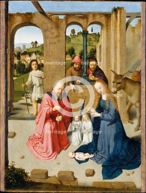 The Nativity, early 1480s. Creator: Gerard David.