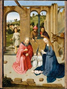 The Nativity, early 1480s. Creator: Gerard David