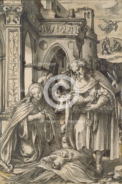 The Nativity, early 16th century. Artist: Hans Holbein the Younger.
