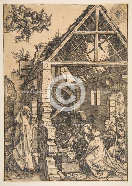 The Nativity, from The Life of the Virgin, 1502-3. Creator: Albrecht Durer.