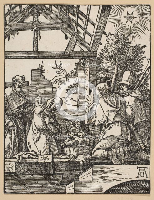 The Nativity, from The Little Passion.n.d. Creator: Albrecht Durer.