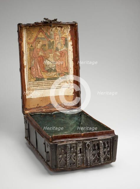 The Nativity, in Coffer, c. 1490. Creator: Unknown.