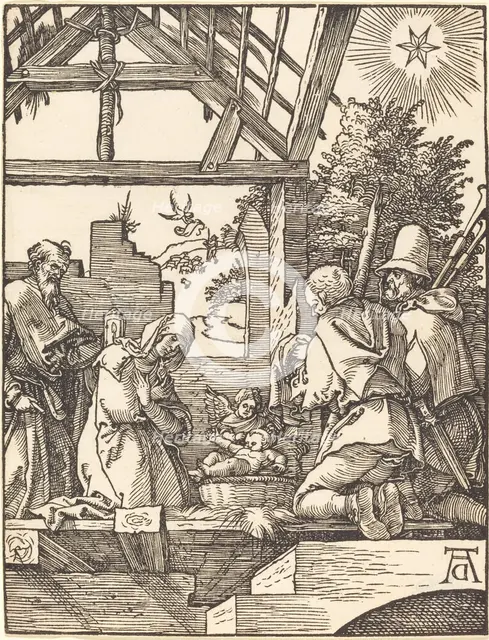 The Nativity, probably c. 1509/1510. Creator: Albrecht Durer.