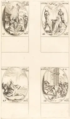 The Nativity; St. Stephen; St. John; Holy Innocents. Creator: Jacques Callot