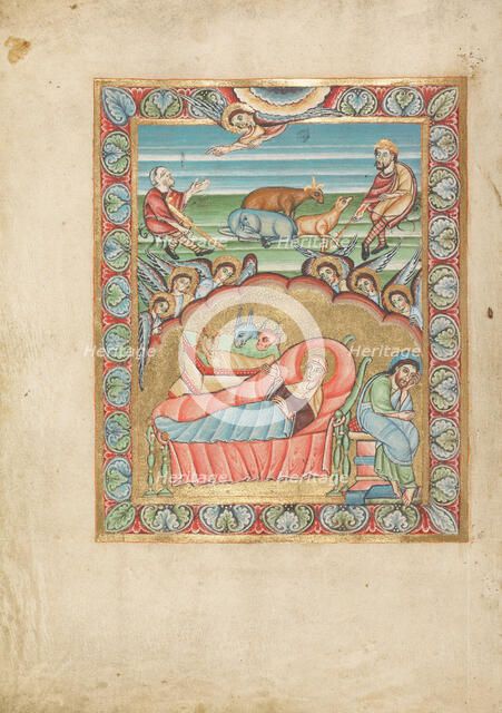 The Nativity; Sacramentary, about 1025-1050. Creator: Unknown.