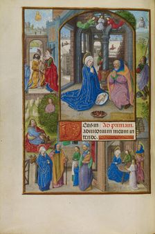 The Nativity; Spinola Hours, about 1510-1520. Creator: Master of the Dresden Prayer Book