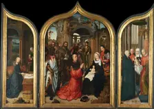 The Nativity, The Adoration of the Magi, The Presentation in the Temple, 1510-12. Creator: Adriaen Isenbrandt
