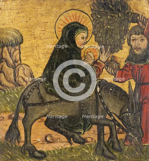 The Nativity, The Flight into Egypt, Saint Mary Magdalene. Triptych Wing, between 1501-1533. Creator: Unknown.