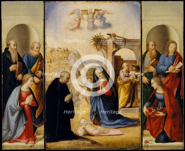 The Nativity with Saints. Creator: Ridolfo Ghirlandaio.
