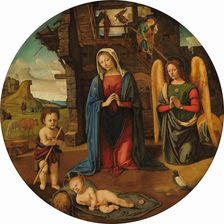The Nativity with the Infant Saint John, c. 1495/1505. Creator: Piero di Cosimo