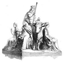 The National Memorial to the Prince Consort: "Europe," by the late Patrick Macdowell, R.A., 1872. Creator: Unknown