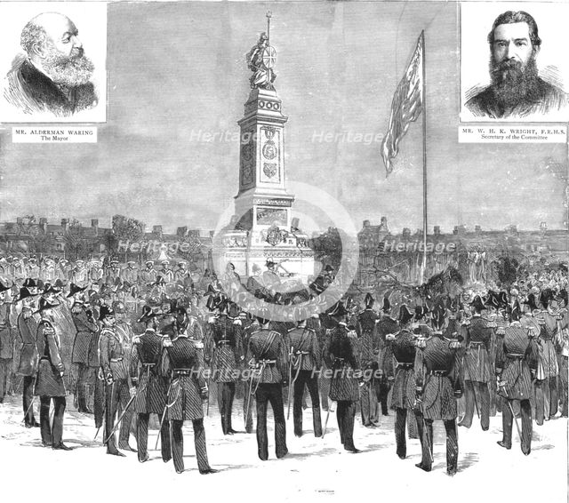 ''The National Armada Tercentenary Commemoration Memorial at Plymouth; The Unveiling Ceremony -- The Creator: Unknown.